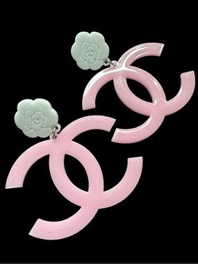 Streetwear CC Large Dangle Earrings
